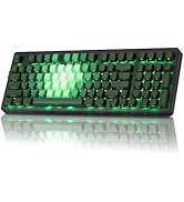 ZORNHER ZH980 Wireless Mechanical Keyboard,95% Green Creamy Keyboard with Number Pad,Hot-Swappabl...