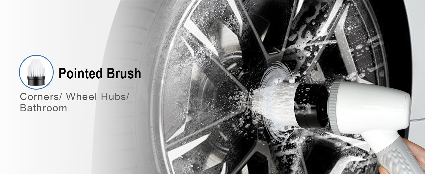 electric shower scrubber for cleaning