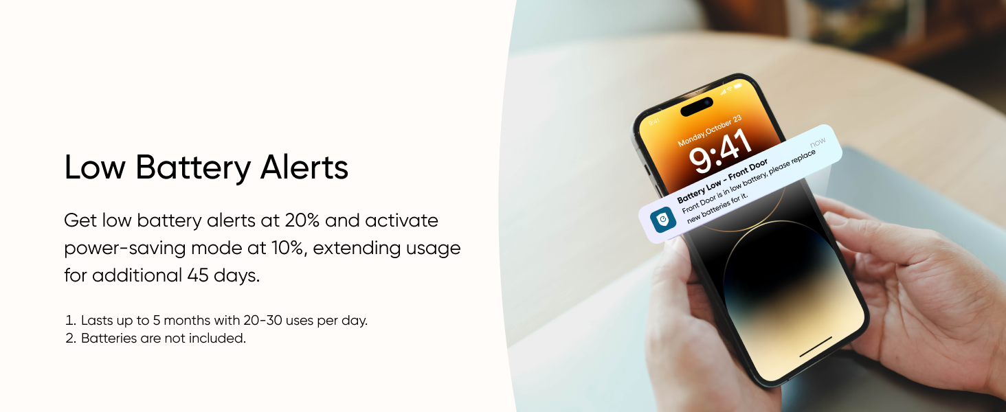 T85D0121 Low Battery Alerts