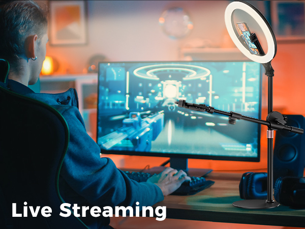 Perfect for solo YouTubers, TikTok influencers, or Zoom presenters.