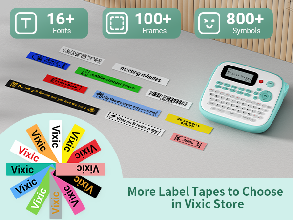 label maker machine with color tape