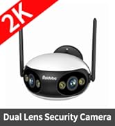 dual lens wifi poe security camera 2k 