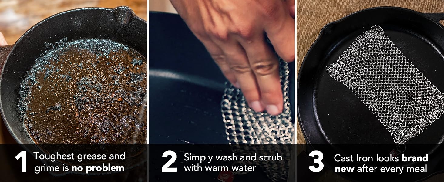 Cast Iron Scrubber