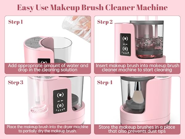 acrylic brush cleaner make up brush cleaner cleanser machine makeup accessories vanity essentials