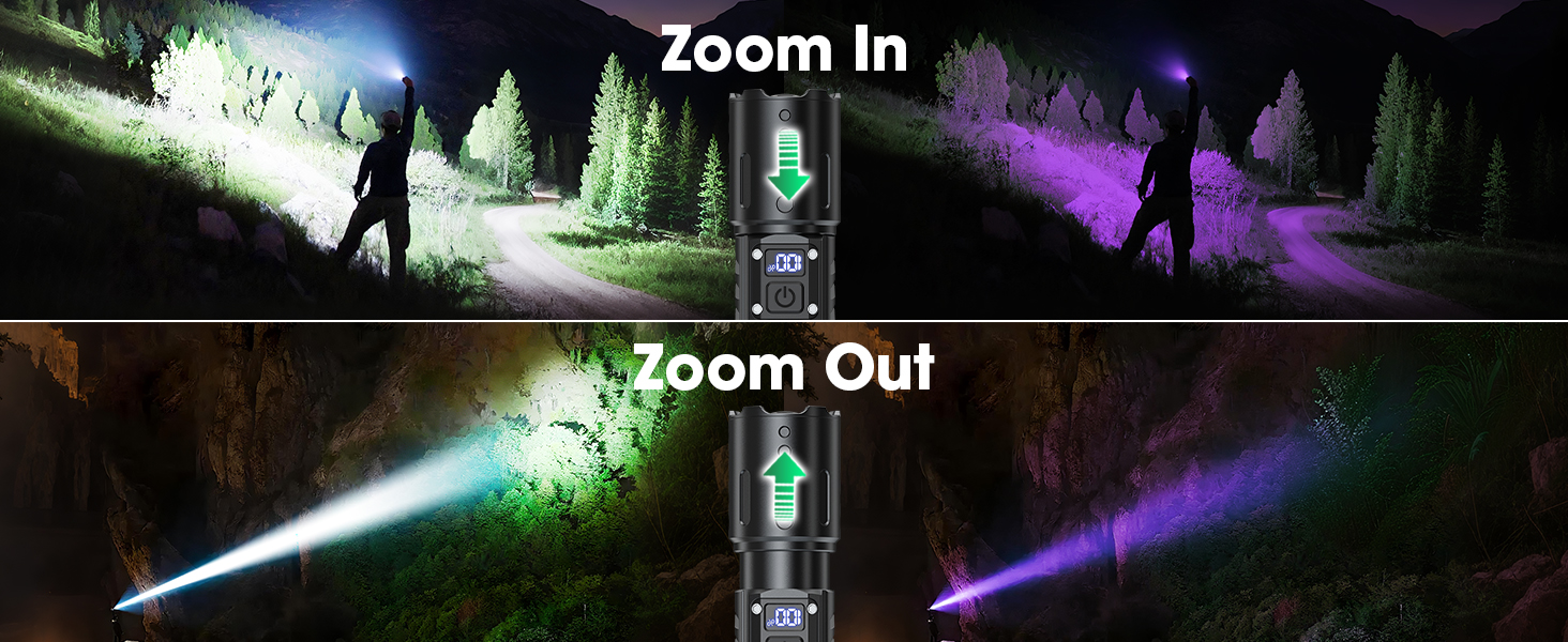 Zoomable flashlight