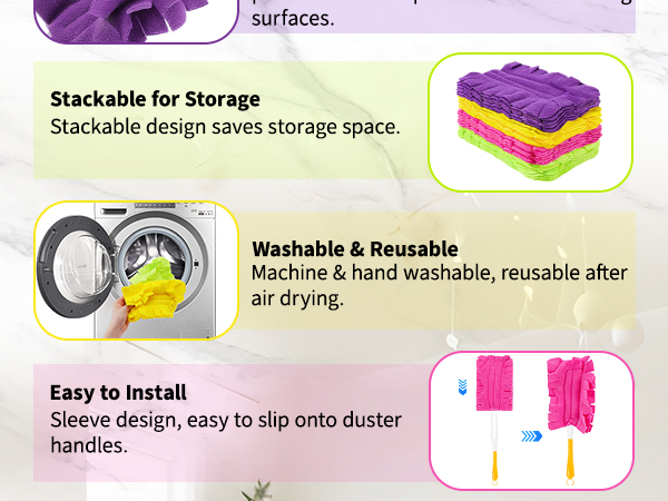 reusable swiffer duster pads