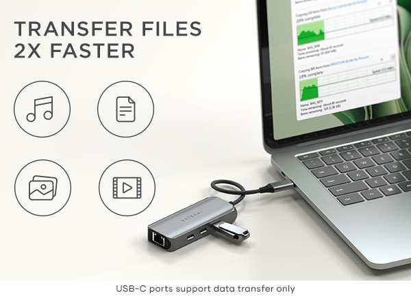 4-in-1 USB-C Hub with 2.5 Gigabit Ethernet