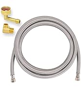 Eastman Dishwasher Installation Kit, 3/8 Inch Compression, 3/8 Inch MIP Elbow, 3/4 Inch FHT Elbow...