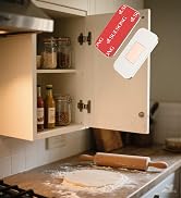 Kitchen wall cabinet magnetic catch.