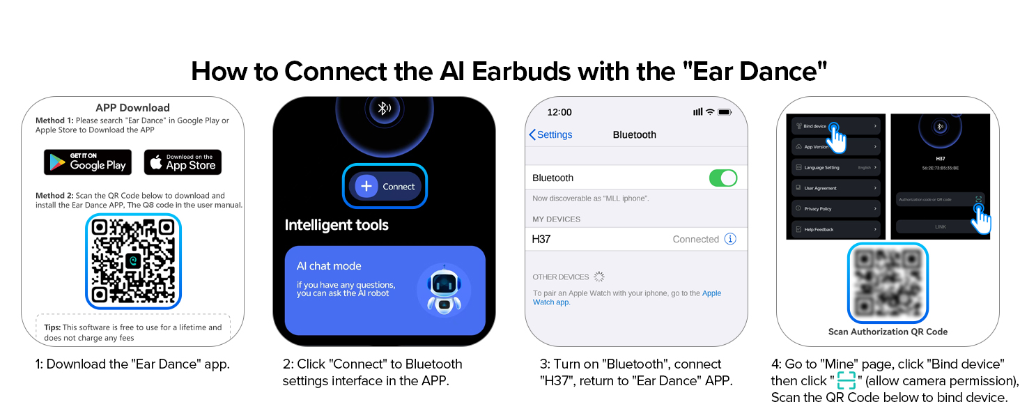 AI wireless earbuds AI translator earbuds