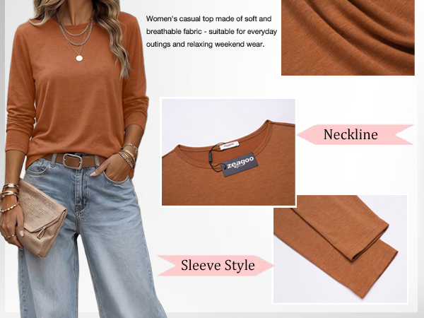 long sleeve top for women