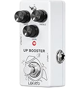 LEKATO Boost Guitar Pedal, 2-Mode Clean and TS Booster, Mini Boost Pedal for Electric Guitar, Tru...