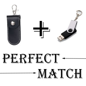 USB Flash Drive Leather Case