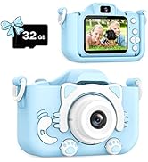 Dwfit Upgrade Selfie Kids Camera, Christmas Birthday Gifts for Boys Girls Age 3-12, HD Kids Digit...