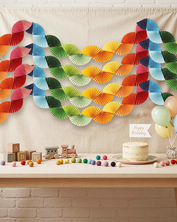 colorful party decorations