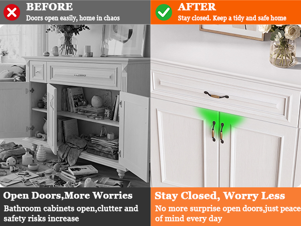 Magnetic Cabinet Catches for Closure