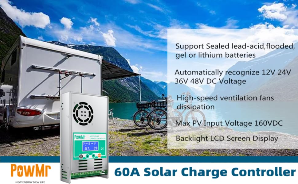 60A Solar Charge Controller