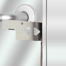 Upgraded Door Stop Alarm with Door Lock 120dB Travel Door Stopper Door Wedge Alarm