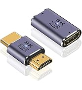 Duttek 8K HDMI2.1 Adapter, 48Gbps UHD HDMI Male to Male Adapter and HDMI Female to Femlae Coupler...