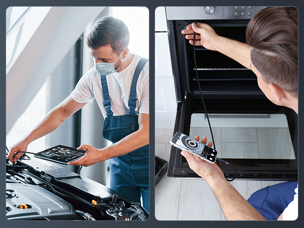 a man is holding a device in his hand and a man is holding a device in his hand.