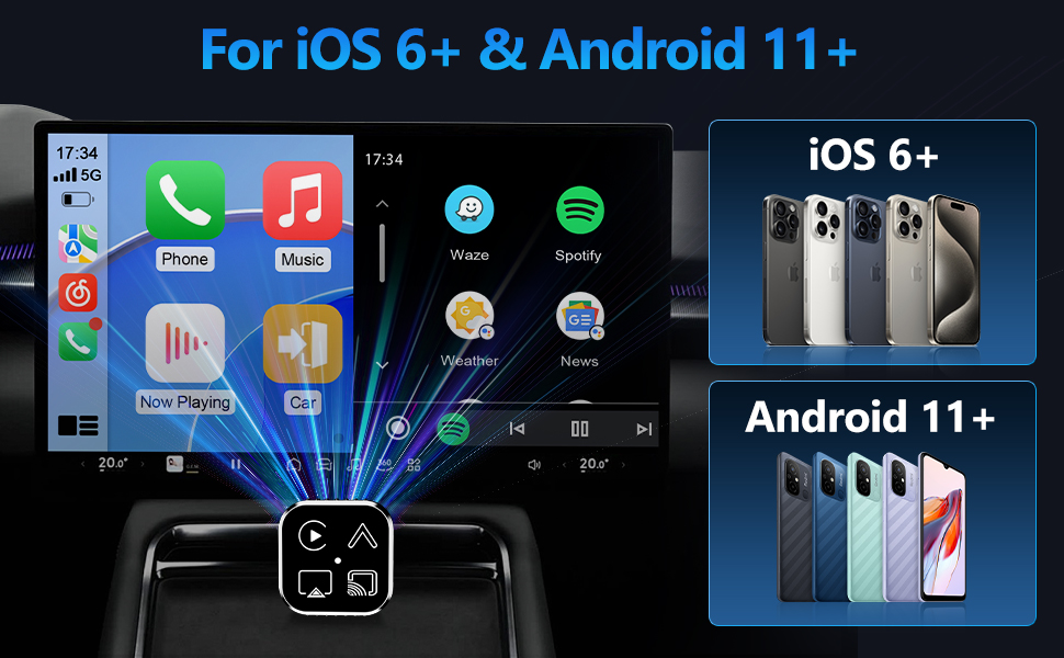 plug and play wireless carplay adapter