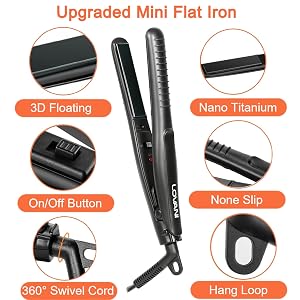 2020 small hair flat iron beard straightener
