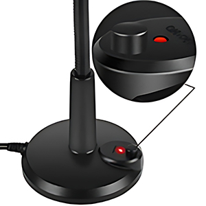 M309 USB Computer Microphone,Plug and Play Desktop PC Laptop Microphone with Mute Button