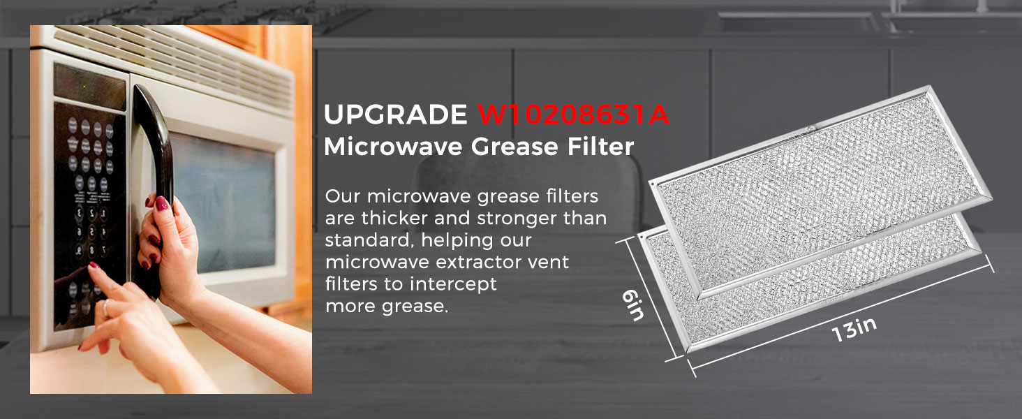 13 x 6 microwave grease filter