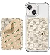 M-Plateau Small Wallet for Women,Kickstand Design Credit Card Holder Wallet 3M Sticky Phone Walle...