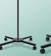 KMDES 2 in 1 Floor Magnifying Glass with Light and Stand, Three-axis Rotation Infinite Color Dimm...