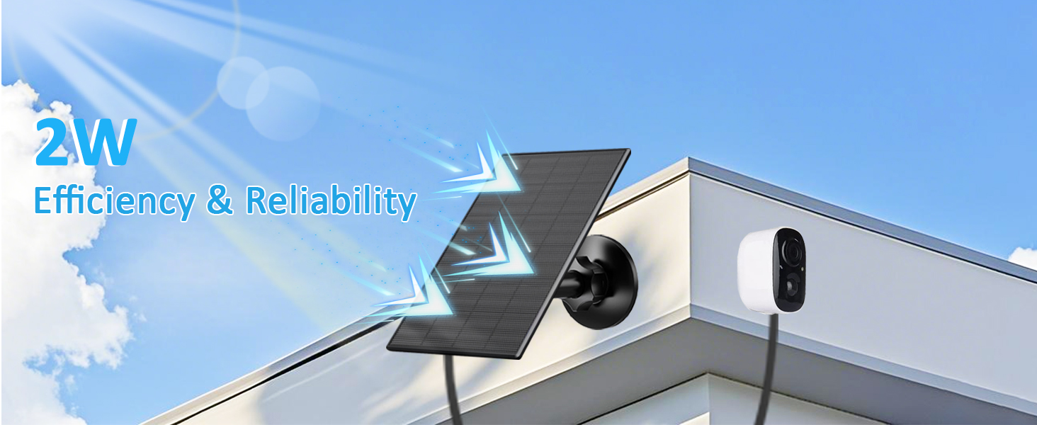 Solar Panel for Security Camera