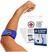 Tennis Elbow Brace & Golfers Elbow Band, Pain Relief for Tendonitis, Arm Strap Support for Men an...
