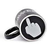 DS. DISTINCTIVE STYLE Have A Nice Day Mug Middle Finger Mug 300 Millilitre Ceramic Coffee Cup Fun...