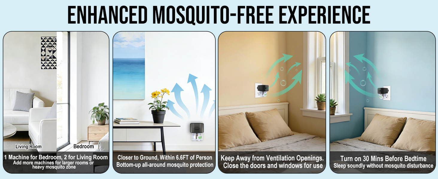 ENHANCED MOSQUITO-FREE EXPERIENCE