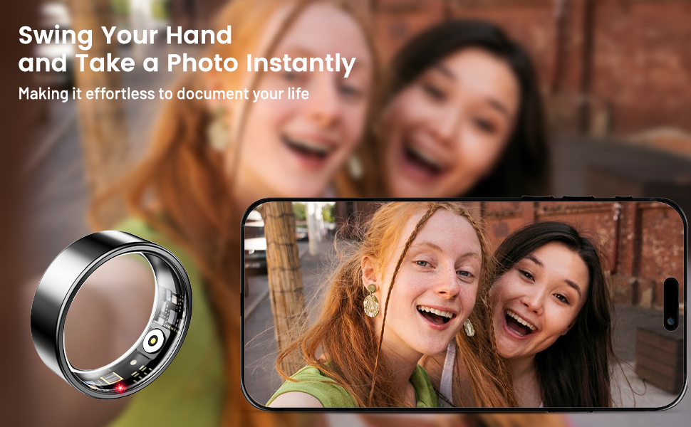 Smart Ring for Women &amp;amp;amp; Men, Smart Ring Health Tracker,Long Lasting Battery Smart Rings