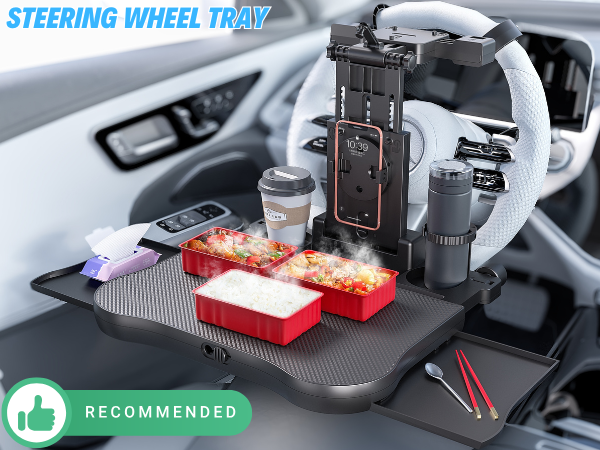 steering wheel tray