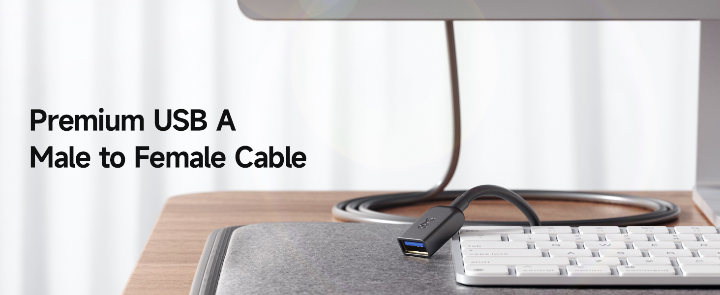 Cable Matters usb 3.0 extension cable for connecting VR headsets, hard drives, and more