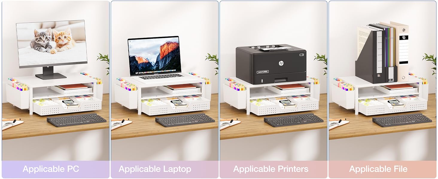 monitor stand for desk organizers and accessories computer stand riser office organization desktop