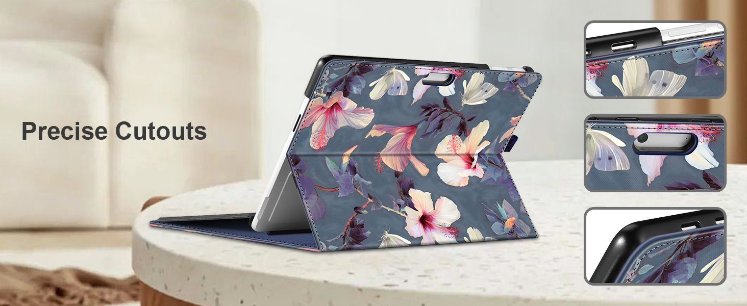 Customized surface pro 9 cover with precise cutouts