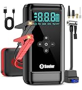 Jump Starter with Air Compressor Battery Jumper Starter Portable 6000A Car Battery Jump Starter w...
