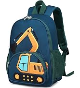 LOIDOU Toddler Backpack Boys Kids Preschool Kindergarten School Backpack Book Bag for Daycare Nur...
