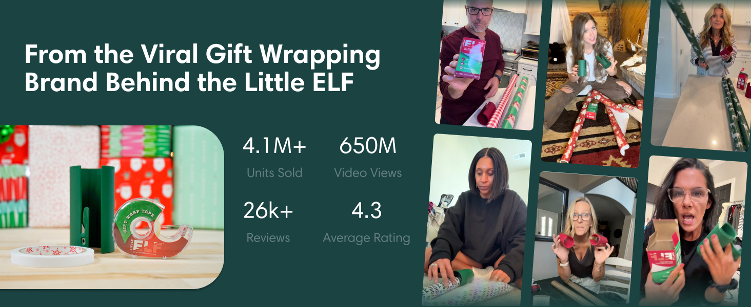 Little ELF Gift Wrap Tape