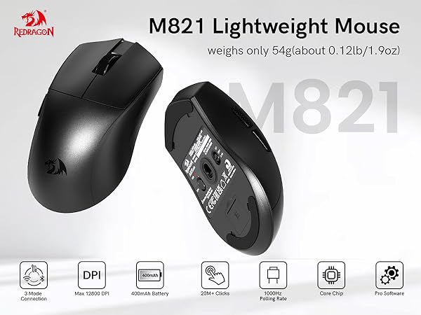lightweight wireless gaming mouse