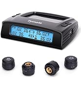 Tymate RV Tire Pressure Monitoring System - M7-3 TPMS Tire Pressure Monitor System with Solar Cha...