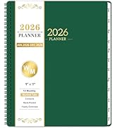 2026 Planner - JAN.2026 - DEC.2026, 2026 Planner Weekly and Monthly, 9" x 11", 2026 Calendar Plan...