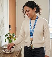 floral lanyard