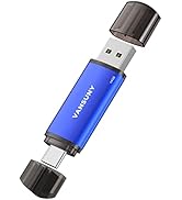 Vansuny 64GB USB Type-C Flash Drive 2-in-1 Dual Flash Drive USB A + USB C OTG Flash Drive for And...
