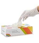 Kids Nitrile Gloves Disposable Gloves kid for 4-10 Years - Latex and Powder Free - for Food Prepa...