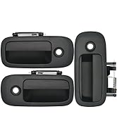 Anumit Exterior Door Handle Set, 3PCS Front Left &amp; Right &amp; Rear Right Side Door Handles for 1996-...