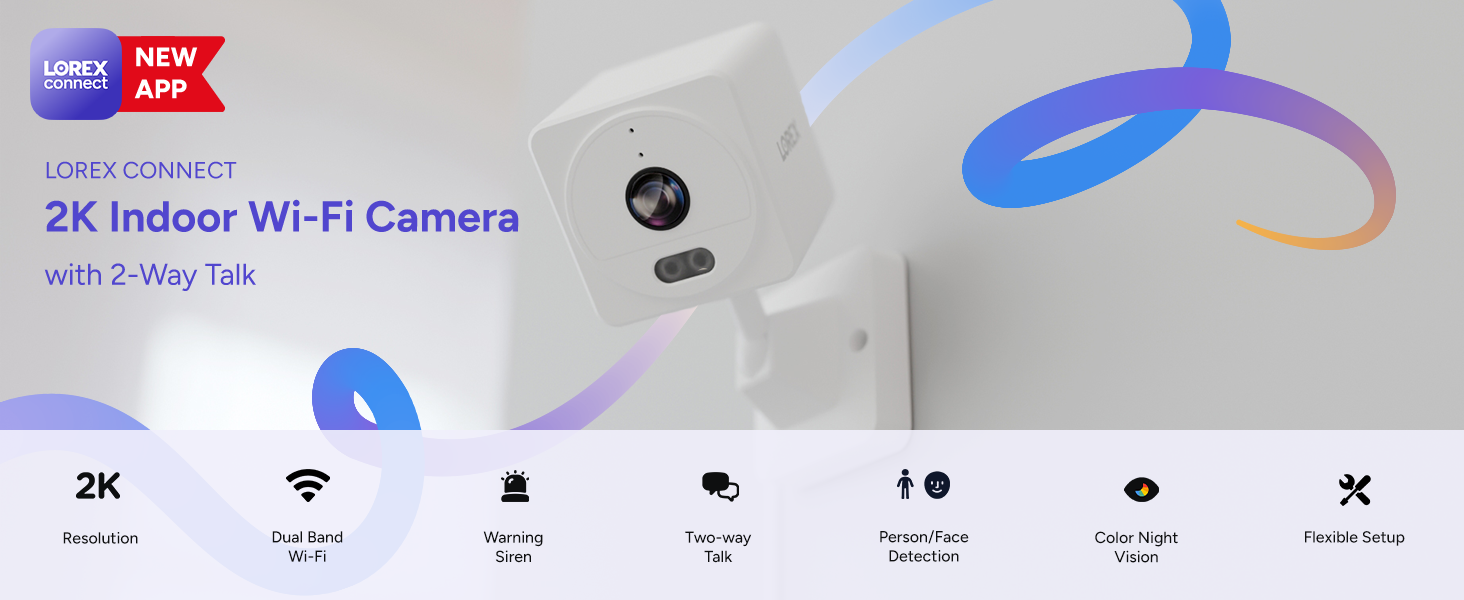 Lorex Connect 2K Indoor Wi-Fi Camera